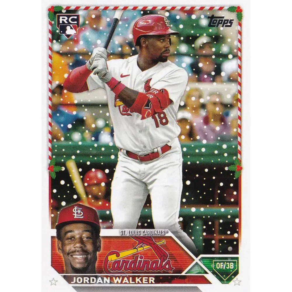2023 Topps Holiday Jordan Walker RC H154 St. Louis Cardinals